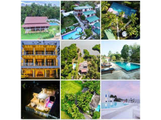 100+ Private Villas/Bungalows available to choose in south