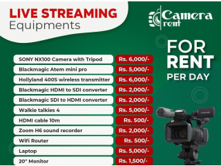 Live Streaming Equipments in Colombo