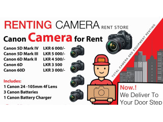 Camera for Rent in Wattala