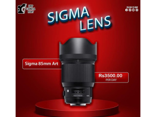 Sigma Lens for Rent