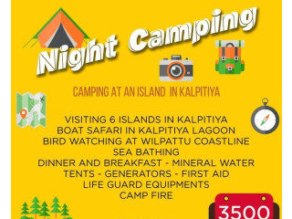 Night Camping at Kalpitiya