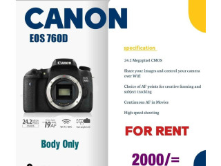 Camera & Lens For Rent in Matara