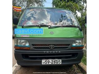 Rent a TOYOTA HIACE van in Mount Lavinia