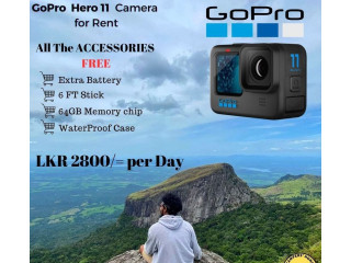 Gopro Hero 11 for Rent in Colombo