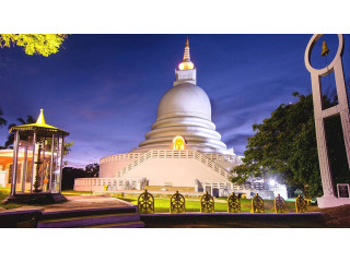 Japanese Peace Pagoda, Rumassala: A Tranquil Symbol of Harmony in Galle