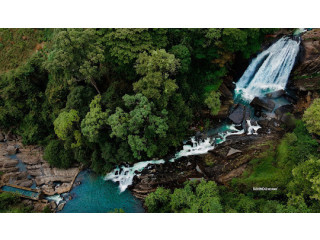 Huluganga Falls: A Scenic Waterfall in Sri Lanka's in Kandy