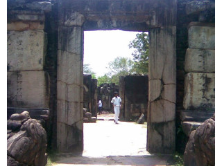 Western Entrance of the Sacred Quadrangle: Gateway to Ancient Splendor