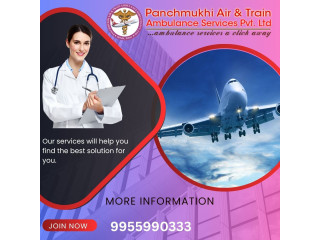 Always Shift ICU Emergency patient by Panchmukhi Air Ambulance Bhopal