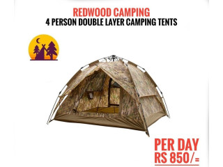 4 Person Double Layer Camping Tents